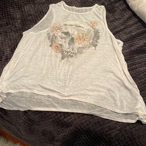 Chaser sheer tank top size M